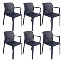 Ver imagem 1 de Kit 6 Cadeiras Sardenha Azul