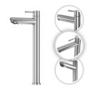 Ver imagem 1 de Torneira Banheiro Alta Lavabo Madrid Bica Aço Inox 304 Goldenx