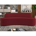 Ver imagem 2 de Sofá 4 Lugares Sala de Estar Cancún D02 Veludo Marsala 280 cm C-278 - Lyam Decor
