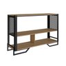 Aparador Industrial para Sala com Laterais Teladas P1021 Preto Mel - 2