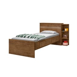 Cama Solteiro com Baú 2 Gavetas e Cama Auxiliar Jade  - 2