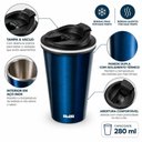Ver imagem 2 de Copo Térmico Blue 280ml Ibili
