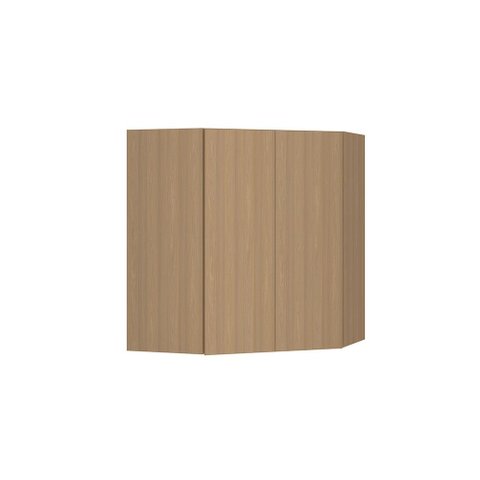 Armário Aéreo Canto Diagonal 74cm 2 Portas Slim Luciane Móveis