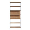 Ver imagem 4 de Estante 7 Prateleiras 211,5cm Home Office Nogal/branco