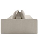 Ver imagem 7 de Sofá Ilha Modular para Sala 432cm com Puff Dublin K01 Bouclê Bege - Lyam Decor