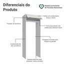 Ver imagem 3 de Porta-geladeira 83 Cm 1 Porta Basculante Branco Veludo Lux Madesa