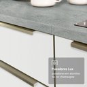 Ver imagem 7 de Porta-geladeira 83 Cm 1 Porta Basculante Branco Veludo Lux Madesa