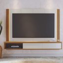 Ver imagem 1 de Estante Painel Home Suspenso Tv 75 Polegadas com Iluminação 1.658.a0 Loa Colibri