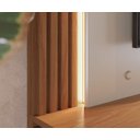 Ver imagem 4 de Estante Painel Home Suspenso Tv 75 Polegadas com Iluminação 1.658.a0 Loa Colibri