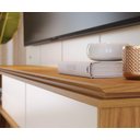 Ver imagem 3 de Estante Painel Home Suspenso Tv 75 Polegadas com Iluminação 1.658.a0 Loa Colibri