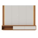 Ver imagem 5 de Estante Painel Home Suspenso Tv 75 Polegadas com Iluminação 1.658.a0 Loa Colibri