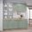 Cozinha Modulada Compacta 4 Peças com Armário Aéreo 2 Portas Vidro Arizona CabeCasa MadeiraMadeira