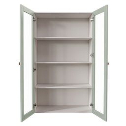 Cozinha Modulada Compacta 4 Peças com Armário Aéreo 2 Portas Vidro Arizona CabeCasa MadeiraMadeira - 14