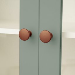 Cozinha Modulada Compacta 4 Peças com Armário Aéreo 2 Portas Vidro Arizona CabeCasa MadeiraMadeira - 10