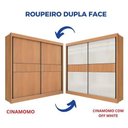 Ver imagem 2 de Guarda Roupa Cancun 2 Portas 100%mdf Ripado - Ddoro Móveis