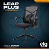 Cadeira Office Leap Plus, Elg, Och05, Ajuste de Altura, Apoio Braços, Espuma D27, até 120kg, Preto - 4
