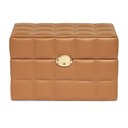 Ver imagem 1 de Caixa Decorativa em Mdf com Revestimento em Pu Caramelo 26cm 20791 Mart