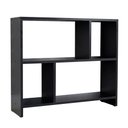 Ver imagem 3 de Rack para TV Nicho Aparador Madeira para Sala Quarto - Preto