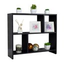 Ver imagem 1 de Rack para TV Nicho Aparador Madeira para Sala Quarto - Preto