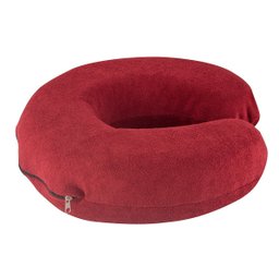 Travesseiro de Pescoço para Viagem My Travel Fibra Vermelho Lavável em Máquina Fibrasca - 5