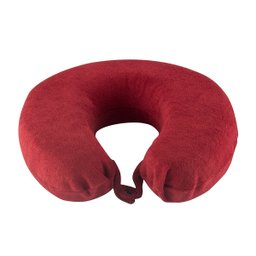 Travesseiro de Pescoço para Viagem My Travel Fibra Vermelho Lavável em Máquina Fibrasca - 3