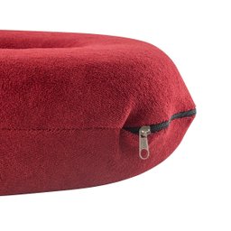 Travesseiro de Pescoço para Viagem My Travel Fibra Vermelho Lavável em Máquina Fibrasca - 4