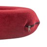 Travesseiro de Pescoço para Viagem My Travel Fibra Vermelho Lavável em Máquina Fibrasca - 4