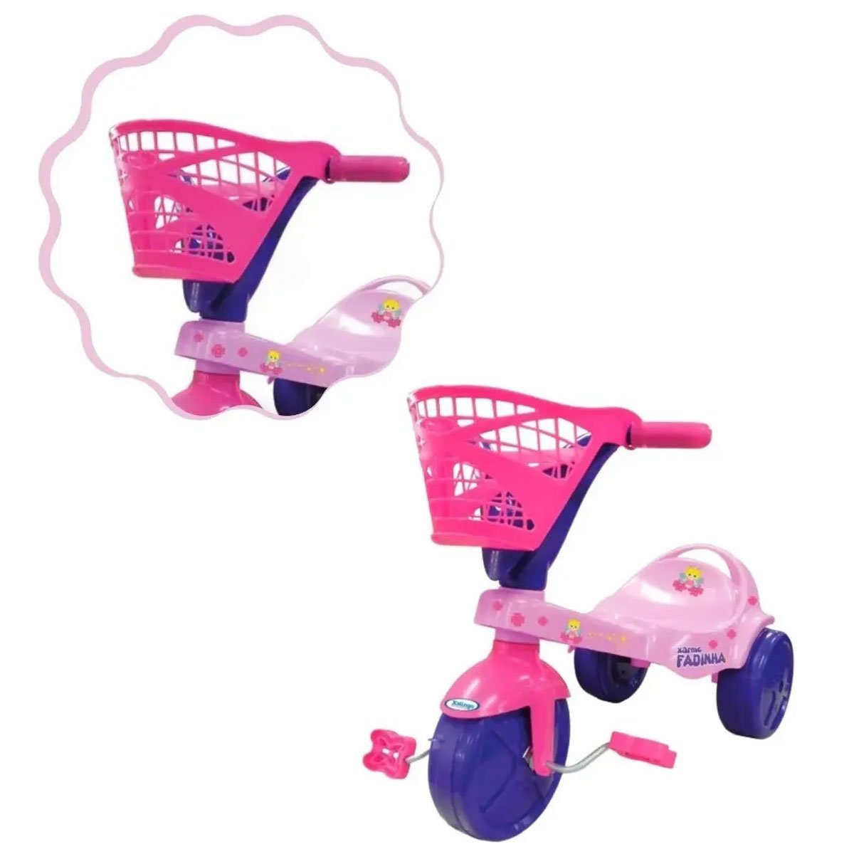 Triciclo Infantil AVespa - Rosa - Maral - Loja Mega