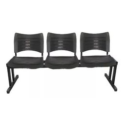 Cadeira para Recepção Plástica 3 Lugares Leve Mais Brinde Ventilador Ventimais 30cm - 9 Cadeira para Recepção Plástica 3 Lugares Leve Mais Brinde Ventilador Ventimais 30cm - 9