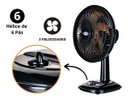 Ver imagem 6 de Cadeira para Recepção Plástica 3 Lugares Leve Mais Brinde Ventilador Ventimais 30cm