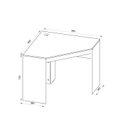 Ver imagem 3 de Penteadeira de Canto 90cm Milan