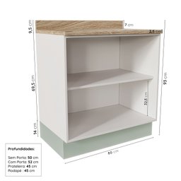 Cozinha Modulada 5 Peças Arizona CabeCasa MadeiraMadeira - 17