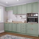 Ver imagem 1 de Cozinha Planejada 5 Peças Arizona CabeCasa MadeiraOriginals Verde/Menta