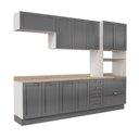 Ver imagem 3 de Cozinha Modulada 5 Peças Arizona CabeCasa MadeiraOriginals Cinza/Branco