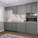 Ver imagem 1 de Cozinha Modulada 5 Peças Arizona CabeCasa MadeiraOriginals Cinza/Branco