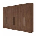 Ver imagem 6 de Guarda-roupa Casal 6 Portas 4 Gavetas Castellaro - Lopas - Imbuia Naturale