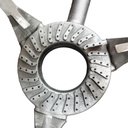 Ver imagem 4 de Kit 1 Fogareiro Alumínio + Disco 45cm + Tampa 45cm Volpato