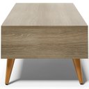 Ver imagem 6 de Kit Aparador com Mesa de Centro Mônaco Pés Palito L03 Castanho