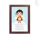 Ver imagem 3 de Quadro Decorativo Infantil Religioso São Miguel Arcanjo:branca