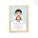 Ver imagem 4 de Quadro Decorativo Infantil Religioso São Miguel Arcanjo:branca