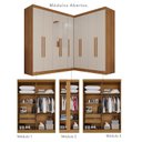 Ver imagem 4 de Guarda-Roupa de Canto Modulado com Espelho 9 Portas 4 Gavetas França