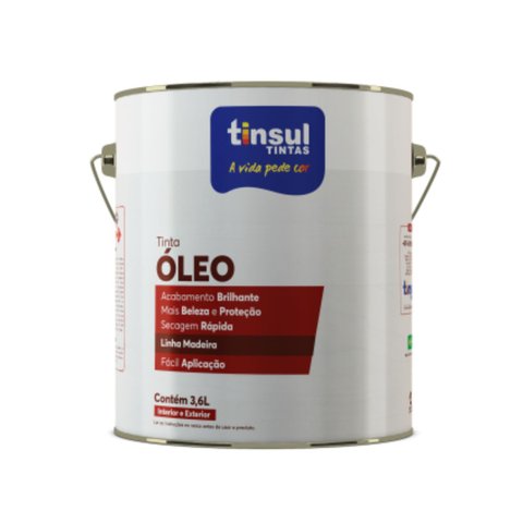 Tinta a Óleo Assoalho Vermelho Oxido 3,6l | Tinsul Tintas