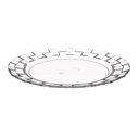 Ver imagem 4 de Kit 3 Pratos Médios 19cm Transparentes Crippa para Servir Sobremesa Doces Petiscos Mesa Posta