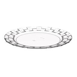 Kit 3 Pratos Médios 19cm Transparentes Crippa para Servir Sobremesa Doces Petiscos Mesa Posta - 4