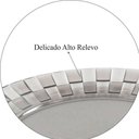 Ver imagem 3 de Kit 3 Pratos Médios 19cm Transparentes Crippa para Servir Sobremesa Doces Petiscos Mesa Posta