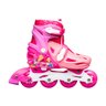 Patins Inline Ajustável Multikids Disney Princesas Tamanho 35-38 Rosa - 1