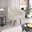 Ver imagem 1 de Poltrona Marilia Pés Palito Linho Yescasa