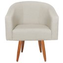 Ver imagem 4 de Poltrona Marilia Pés Palito Linho Yescasa