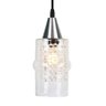 Lustre Pendente Taschibra Cristal Ali Liso E27 Transparente Bivolt Prata - 2