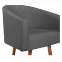 Ver imagem 5 de Poltrona Marilia Pés Palito Linho Yescasa